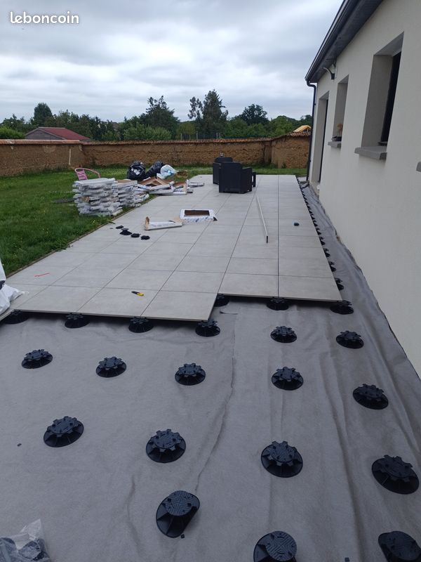 Terrasse sur plots - Réalisation 2